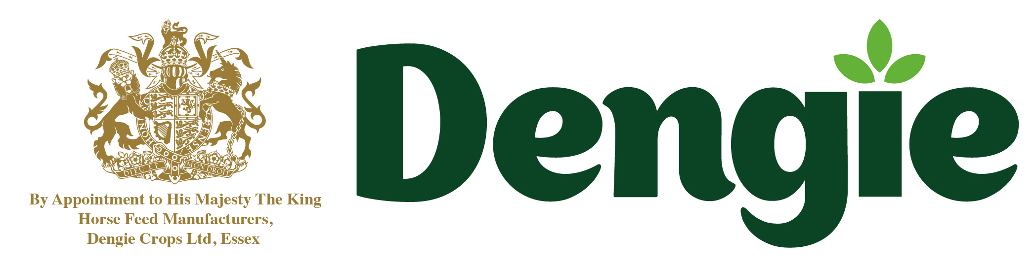Dengie Green Logo with Royal Warrant